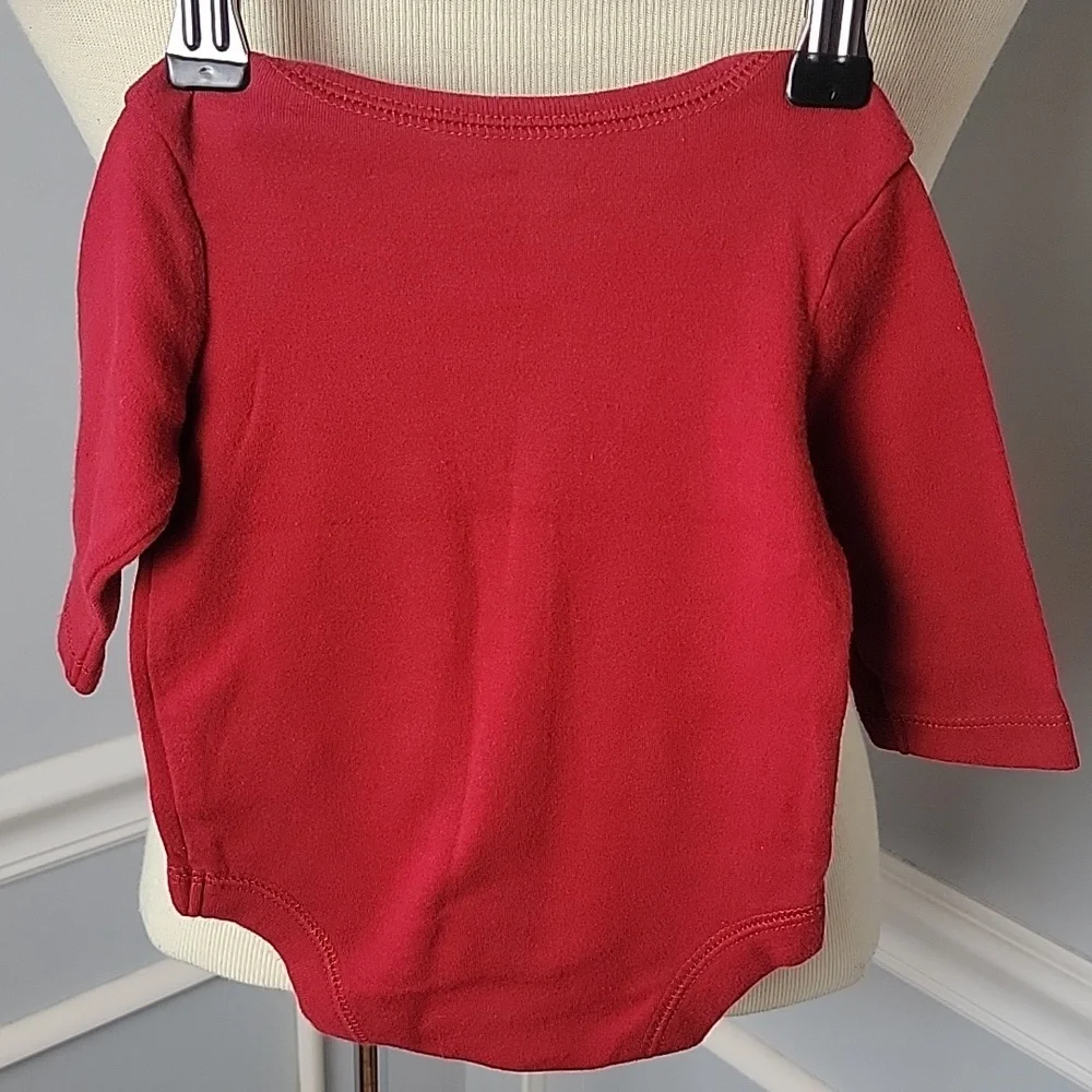 BABY GAP Bundle of 3 Baby Boy‎ Winter Holiday Long Sleeve One Piece Outfits
